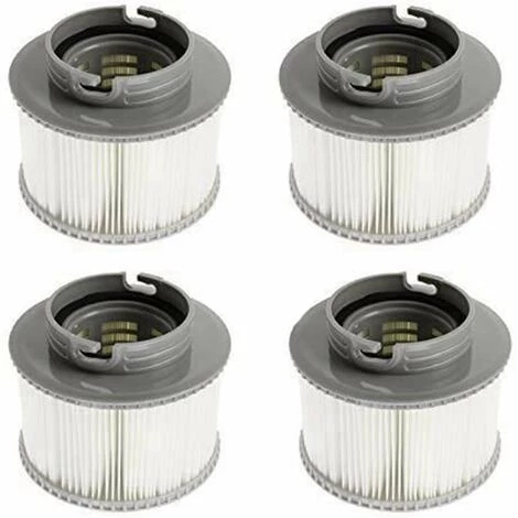 GRID COOL Lot De 4 Cartouches Filtrantes De Rechange Pour Bubble Spa (Version Améliorée 2020 Pour S'adapter à Tous Les Modèles) 1 GRID COOL Lot De 4 Cartouches Filtrantes De Rechange Pour Bubble Spa (Version Améliorée 2020 Pour S'adapter à Tous Les Modèles)