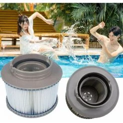 GRID COOL Lot De 4 Cartouches Filtrantes De Rechange Pour Bubble Spa (Version Améliorée 2020 Pour S'adapter à Tous Les Modèles) 8 GRID COOL Lot De 4 Cartouches Filtrantes De Rechange Pour Bubble Spa (Version Améliorée 2020 Pour S'adapter à Tous Les Modèles) -Pompe et filtre de piscine Soldes 60029995 4
