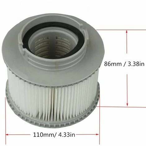 GRID COOL Lot De 4 Cartouches Filtrantes De Rechange Pour Bubble Spa (Version Améliorée 2020 Pour S'adapter à Tous Les Modèles) 5 GRID COOL Lot De 4 Cartouches Filtrantes De Rechange Pour Bubble Spa (Version Améliorée 2020 Pour S'adapter à Tous Les Modèles) – Image 5