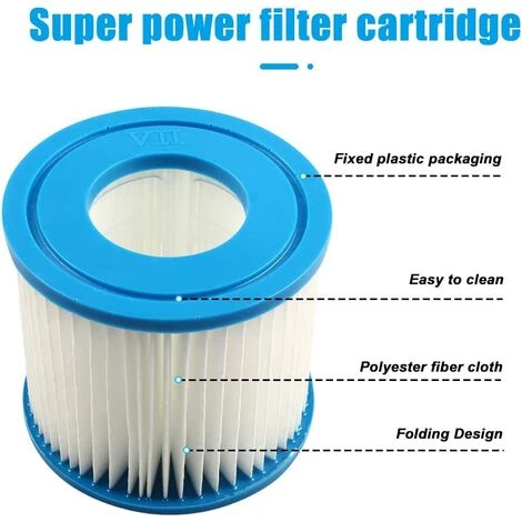 OUSUDELA Summer Pool Papie Cartouches Filtrantes Papier Type (2 Pièces) 2 OUSUDELA Summer Pool Papie Cartouches Filtrantes Papier Type (2 Pièces) – Image 2