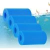 OUSUDELA Éponge Filtrante Type A 10*20cm,Mousse Pour Filtre Piscine Reutilisable 4 Pcs,Filtre Éponge Cartouche,Filtre De Piscine En Mousse,Réservoir De Poissons Filtre Éponge,Eponge De Filtre Pour Aquarium