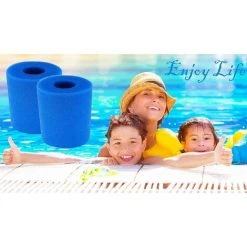 OUSUDELA Éponge De Filtre De Piscine Compatible Avec In-tex Type H, Filtre à Cartouche D'éponge Réutilisable Et Lavable Pour Hydromassage De Spa De Jacuzzi De Piscine 2 Pièces Bleu 9 OUSUDELA Éponge De Filtre De Piscine Compatible Avec In-tex Type H, Filtre à Cartouche D'éponge Réutilisable Et Lavable Pour Hydromassage De Spa De Jacuzzi De Piscine 2 Pièces Bleu -Pompe et filtre de piscine Soldes 60209356 5