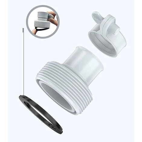 Kit D'accessoires Pompe Filtre Piscine Kit De Pièces De Filtre De Piscine Ensemble De Pièces De Rechange Et D'accessoires De Piscine Adaptateur De Tuyau Yoouyida 3 Kit D'accessoires Pompe Filtre Piscine Kit De Pièces De Filtre De Piscine Ensemble De Pièces De Rechange Et D'accessoires De Piscine Adaptateur De Tuyau Yoouyida – Image 3