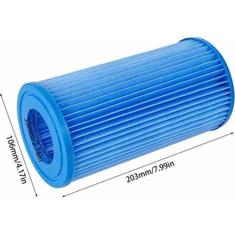 Générique Cartouches De Filtration Intex Pour Filtre Piscine,Compatible Avec Le Remplacement De La Cartouche Filtrante III FD3136 LITZEE (2pcs) Accessoires 2 Générique Cartouches De Filtration Intex Pour Filtre Piscine,Compatible Avec Le Remplacement De La Cartouche Filtrante III FD3136 LITZEE (2pcs) Accessoires – Image 2