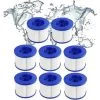 ZOLGINAH Lot De 8 Cartouches Filtrantes De Rechange Pour Spa Hot Tub/Clever Spa - Avec Filetage à Vis - Pour Spa-N1407535/filtre Pour Mspa,Pour Spa Pool Filtre Kit D'entretien