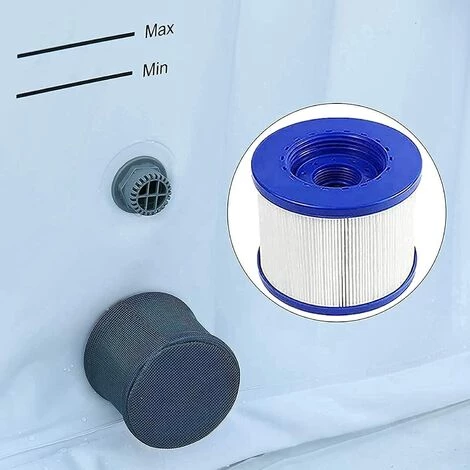 ZOLGINAH Lot De 8 Cartouches Filtrantes De Rechange Pour Spa Hot Tub/Clever Spa - Avec Filetage à Vis - Pour Spa-N1407535/filtre Pour Mspa,Pour Spa Pool Filtre Kit D'entretien 4 ZOLGINAH Lot De 8 Cartouches Filtrantes De Rechange Pour Spa Hot Tub/Clever Spa - Avec Filetage à Vis - Pour Spa-N1407535/filtre Pour Mspa,Pour Spa Pool Filtre Kit D'entretien – Image 4