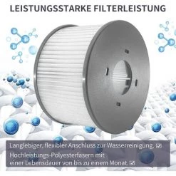 FR-LIFE BR-Vie Cartouche Filtrante De Remplacement Pour MSPA, Pour Mspa Whirlpool Filter Piscine Gonflable Modèle à Partir De 2020(2 Pièces) 7 FR-LIFE BR-Vie Cartouche Filtrante De Remplacement Pour MSPA, Pour Mspa Whirlpool Filter Piscine Gonflable Modèle à Partir De 2020(2 Pièces) -Pompe et filtre de piscine Soldes 60609654 3