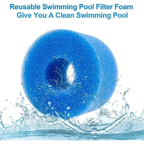 NAXUNNN Éponge Filtrante Type S1 Filtres De Piscine En Mousse, 6 Pièces Cartouche Filtrante RéUtilisable Et Lavable Pour Intex Type S1 Pour Piscine, Aquarium, Jacuzzi Spa 2 NAXUNNN Éponge Filtrante Type S1 Filtres De Piscine En Mousse, 6 Pièces Cartouche Filtrante RéUtilisable Et Lavable Pour Intex Type S1 Pour Piscine, Aquarium, Jacuzzi Spa – Image 2