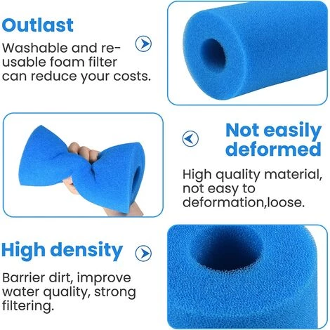ZOLGINAH 2 Pièces Filtre En Mousse Pour Spa, Filtre A, Éponge Filtrante Type A,Filtre En Mousse,Cartouche De Filtre En Mousse Réutilisables Et Lavables,Mousse Pour Piscine,Spa,Jacuzzi 3 ZOLGINAH 2 Pièces Filtre En Mousse Pour Spa, Filtre A, Éponge Filtrante Type A,Filtre En Mousse,Cartouche De Filtre En Mousse Réutilisables Et Lavables,Mousse Pour Piscine,Spa,Jacuzzi – Image 3