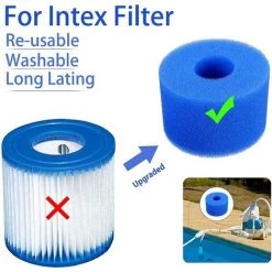 NAXUNNN Lot De 8 éponges Filtrantes Pour Filtre Type S1 - Réutilisables Et Lavables - En Mousse - Pour Filtre à Spa Lazy Spa 7 NAXUNNN Lot De 8 éponges Filtrantes Pour Filtre Type S1 - Réutilisables Et Lavables - En Mousse - Pour Filtre à Spa Lazy Spa -Pompe et filtre de piscine Soldes 60747490 3
