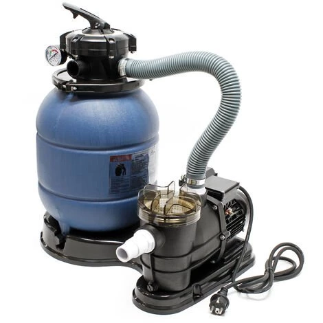 WILTEC Filtre à Sable Et Particules Système De Filtration Pompe De Filtrage Piscine Swimmingpool 1 WILTEC Filtre à Sable Et Particules Système De Filtration Pompe De Filtrage Piscine Swimmingpool