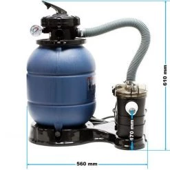 WILTEC Filtre à Sable Et Particules Système De Filtration Pompe De Filtrage Piscine Swimmingpool 7 WILTEC Filtre à Sable Et Particules Système De Filtration Pompe De Filtrage Piscine Swimmingpool -Pompe et filtre de piscine Soldes 6097441 3