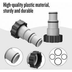 MACARON Adaptateurs De Tuyau Avec Col Fileté Et Joints D'étanchéité - Pompe Filetée ARU Pour Ajustement Intex- Adaptateur De Tuyau De Piscine - Raccord Pour Tuyau De Piscine LO-Ron 7 MACARON Adaptateurs De Tuyau Avec Col Fileté Et Joints D'étanchéité - Pompe Filetée ARU Pour Ajustement Intex- Adaptateur De Tuyau De Piscine - Raccord Pour Tuyau De Piscine LO-Ron -Pompe et filtre de piscine Soldes 61047699 3
