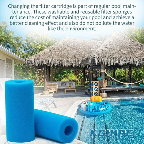 DECKON Filtre éponge Type A, Filtre Piscine En Mousse, Filtre Mousse Piscine Filtre éponge Pré-Filtre Mousse Cartouche éponge Lavable, Réutilisable. (4 Pièces) 4 DECKON Filtre éponge Type A, Filtre Piscine En Mousse, Filtre Mousse Piscine Filtre éponge Pré-Filtre Mousse Cartouche éponge Lavable, Réutilisable. (4 Pièces) – Image 4