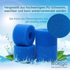 BENOBBY KIDS Lot De 4 Cartouches Filtrantes éponge Type S1 Pour Piscin 7 BENOBBY KIDS Lot De 4 Cartouches Filtrantes éponge Type S1 Pour Piscin -Pompe et filtre de piscine Soldes 63055070 4