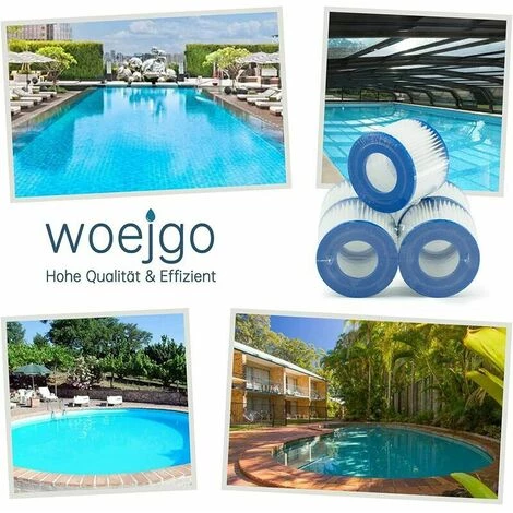 SINCèREETALI 12PCS Cartouches Filtrantes Pour Piscine De Type VI Pour Bestway Taille 6-58323 4 SINCèREETALI 12PCS Cartouches Filtrantes Pour Piscine De Type VI Pour Bestway Taille 6-58323 – Image 4