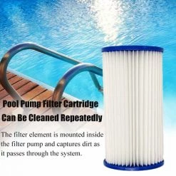 LIFCAUSAL Cartouche Filtrante Pour Pompe De Piscine, Peut être Nettoyée à Plusieurs Reprises, Type A/C -Pompe et filtre de piscine Soldes 63587549 3