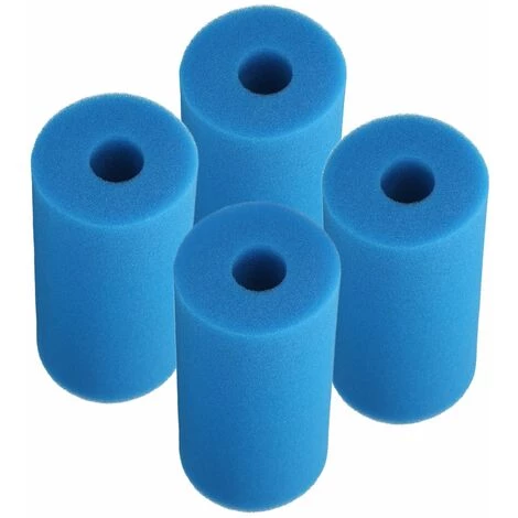 LIFCAUSAL Filtre En Mousse De Piscine éponge Filtre à Cartouche Lavable Réutilisable Pour Remplacement D'aquarium De Piscine Pour Filtre De Type A Bleu 21 * 10 * 9 Cm 4PCS / Pack 1 LIFCAUSAL Filtre En Mousse De Piscine éponge Filtre à Cartouche Lavable Réutilisable Pour Remplacement D'aquarium De Piscine Pour Filtre De Type A Bleu 21 * 10 * 9 Cm 4PCS / Pack