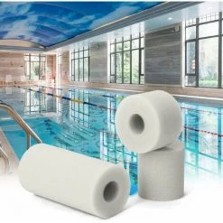LIFCAUSAL Cartouche D'éponge En Mousse De Filtre De Piscine Réutilisable Lavable Pour Intex Type A (blanc 102*93*30mm) 9 LIFCAUSAL Cartouche D'éponge En Mousse De Filtre De Piscine Réutilisable Lavable Pour Intex Type A (blanc 102*93*30mm) -Pompe et filtre de piscine Soldes 63587634 5
