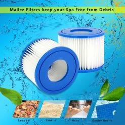 GRID COOL Filtre Filtre VI Pour Bestway, Filtre De Bain à Remous, Filtre De Piscine Pour Paris, 2 Filtres -Pompe et filtre de piscine Soldes 63658628 3