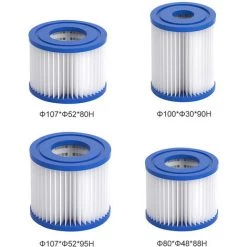 TANCYCO Cartouches De Filtre De Piscine Pour Remplacement De Pompes De Filtre De Piscine De Filtre à Cartouche Intex Type D -Pompe et filtre de piscine Soldes 63706784 5