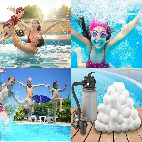 FOZIY Boules De Filtre,Balles Filtrantes 700g Peut Remplacer 25 Kg Sable Filtrant Sable De Quartz,Média Filtre à Fibres Utilisées Dans Les Piscines, Filtres à Sable, Filtration D'eau.,Fonepro 2 FOZIY Boules De Filtre,Balles Filtrantes 700g Peut Remplacer 25 Kg Sable Filtrant Sable De Quartz,Média Filtre à Fibres Utilisées Dans Les Piscines, Filtres à Sable, Filtration D'eau.,Fonepro – Image 2