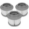MOWZE Filtre MSpa,Cartouches De Filtre De Piscine,Filtre Cartouches De Rechange De Filtre MSpa Pour Baignoire,Spa,Piscine (3PCS) 3pcs
