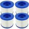 MOWZE Filtre Spa Infinite A Visser, Cartouche Filtre à Vis Pour Spa Gonflable Pas De Vis 60mm, Cartouche Filtre Pour Spa, Compatible Pour Cosy Spa, Clever Spa Et De Plus (4 Pièces) 4 Pièces