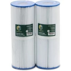 MOWZE Cartouche De Rechange Pour Pompe De Filtre PRB25-IN Convient Pour Pleatco PRB25-IN Darlly 42513 Europe SC704 Unicel C-4326 FC-2375 Magnum RD25 Spa - Eau Propre Et Salubre - 2 Pack 2 Pack