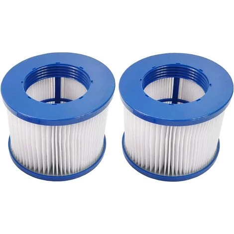 MOWZE Lot De 2 Cartouches De Filtres Pour Spa Gonflable 1 MOWZE Lot De 2 Cartouches De Filtres Pour Spa Gonflable