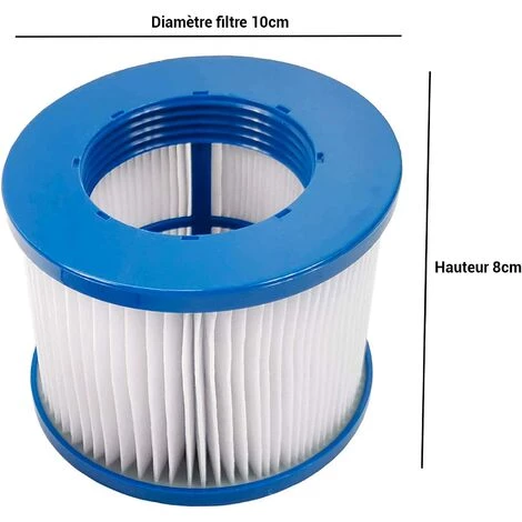 MOWZE Lot De 2 Cartouches De Filtres Pour Spa Gonflable 2 MOWZE Lot De 2 Cartouches De Filtres Pour Spa Gonflable – Image 2