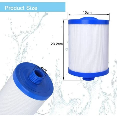 MOWZE PWW50 Pour Filtre De Remplacement Pour Spa Pleatc Spa, Compatible Avec Unicel 6CH-940, Filbur FC-0359, Waterways 817-0050 Skimmer Aber Hot Tubs 2 MOWZE PWW50 Pour Filtre De Remplacement Pour Spa Pleatc Spa, Compatible Avec Unicel 6CH-940, Filbur FC-0359, Waterways 817-0050 Skimmer Aber Hot Tubs – Image 2