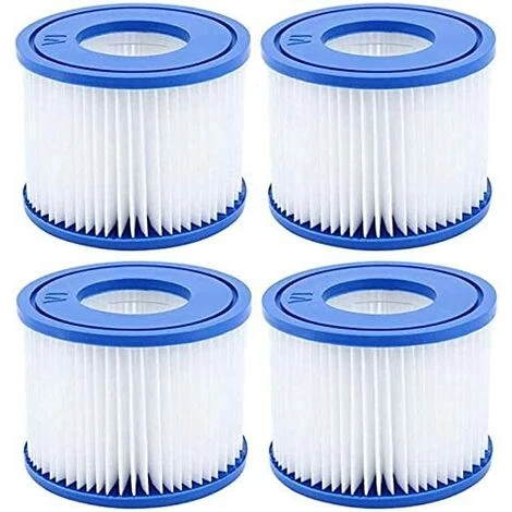 MOWZE Lot De 4 Cartouche De Rechange Pour Filtre Cartouche Filtrante VI,pour Pool Filtre à Cartouche Piscine 1 MOWZE Lot De 4 Cartouche De Rechange Pour Filtre Cartouche Filtrante VI,pour Pool Filtre à Cartouche Piscine