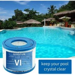 MOWZE Filtre Spa Pour Type VI,Filtre Spa Pour Lay-z-Spa,Cartouche Defiltre Piscine Type VI,pour Type VI 58323,58239,pour 90352E 6 Pack 9 MOWZE Filtre Spa Pour Type VI,Filtre Spa Pour Lay-z-Spa,Cartouche Defiltre Piscine Type VI,pour Type VI 58323,58239,pour 90352E 6 Pack -Pompe et filtre de piscine Soldes 63870024 5