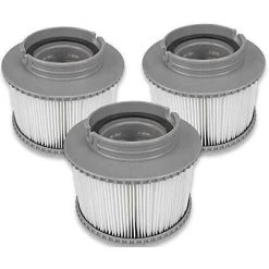 LYCXAMES Cartouches De Filtre De Piscine, Filtre Cartouches De Rechange De Filtre MSpa Pour Baignoire, Spa, Piscine (3pcs)