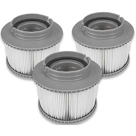 LYCXAMES Cartouches De Filtre De Piscine, Filtre Cartouches De Rechange De Filtre MSpa Pour Baignoire, Spa, Piscine (3pcs) 1 LYCXAMES Cartouches De Filtre De Piscine, Filtre Cartouches De Rechange De Filtre MSpa Pour Baignoire, Spa, Piscine (3pcs)