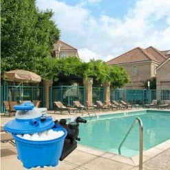 Kueatily Boule Filtrante De Piscine 700g, Filtre En Fibre -Pompe et filtre de piscine Soldes 63963936 3