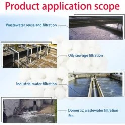 TINOR Boules Filtrantes, Boules Filtrantes De Piscine, 500g Remplacent 18 Kg De Sable Filtrant, Pour Filtres à Sable De Piscine, Piscines, Matériau Filtrant, Filtres à Sable D'aquarium (500g) -Pompe et filtre de piscine Soldes 64031699 5