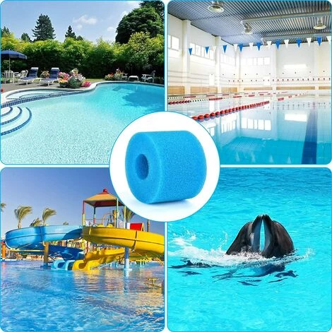 TINOR 4 Pièces Éponge Filtrante Type S1, Cartouche De Filtre En Mousse, Mousse Pour Filtre Piscine, Réutilisables Et Lavables, Filtre En Mousse Pour Spa, Piscine, Jacuzzi 5 TINOR 4 Pièces Éponge Filtrante Type S1, Cartouche De Filtre En Mousse, Mousse Pour Filtre Piscine, Réutilisables Et Lavables, Filtre En Mousse Pour Spa, Piscine, Jacuzzi â Image 5