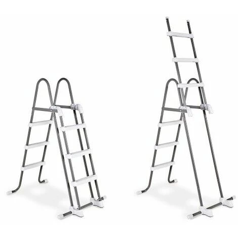 EXIT TOYS EXIT Stone Zwembad 540x250x122cm Met Filterpomp - Grijs 1 EXIT TOYS EXIT Stone Zwembad 540x250x122cm Met Filterpomp - Grijs