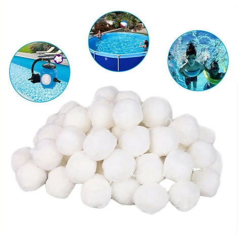 TANCYCO Boule Filtrante Piscine Outil De Filtre Aquatique Filtre Alternatif Boule De Fibre Lavable Réutilisable Filtration Nettoyage Boules Filtrantes (700g) 3 TANCYCO Boule Filtrante Piscine Outil De Filtre Aquatique Filtre Alternatif Boule De Fibre Lavable Réutilisable Filtration Nettoyage Boules Filtrantes (700g) – Image 3