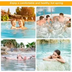 CESIèCLEFOU Filtre Spa Dure 4 Mois Cartouches De Filtres De Piscine à Cartouche Pièces Minérales Pour Spa Et Jacuzzi Cartouche Filtrante Pour Piscine Et Spa Cartouche Spa Bâton Filtre De Piscine, 2 Pièces Jaune Lefou -Pompe et filtre de piscine Soldes 64441285 5