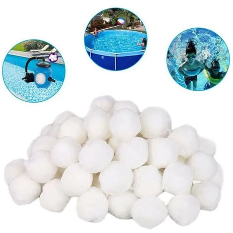 THSINDE Balles Filtrantes 500g, Balles Filtrantes Pour Piscine, Piscine, Filtre Pompe, Filtre à Sable Aquarium 1 THSINDE Balles Filtrantes 500g, Balles Filtrantes Pour Piscine, Piscine, Filtre Pompe, Filtre à Sable Aquarium