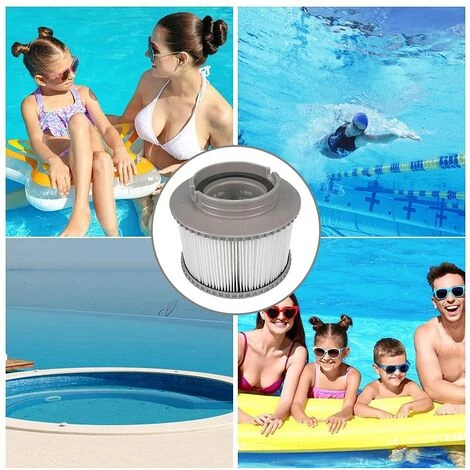 ENLENK 2 Pcs Filtre Cartouche, Cartouches De Filtre De Piscine,Cartouche Filtration Standard Et Vissées, Filtre Pour Baignoire,Piscine 5 ENLENK 2 Pcs Filtre Cartouche, Cartouches De Filtre De Piscine,Cartouche Filtration Standard Et Vissées, Filtre Pour Baignoire,Piscine – Image 5