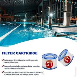 MEZHENG Cartouches De Filtre De Rechange Piscine Pour Intex S1, Filtre à Pour Remous Pour Purespa 29001e,Filtre Spa - Cartouches De Rechange Pour Piscine,Spa,Baignoire (6pièces) 7 MEZHENG Cartouches De Filtre De Rechange Piscine Pour Intex S1, Filtre à Pour Remous Pour Purespa 29001e,Filtre Spa - Cartouches De Rechange Pour Piscine,Spa,Baignoire (6pièces) -Pompe et filtre de piscine Soldes 64535170 3
