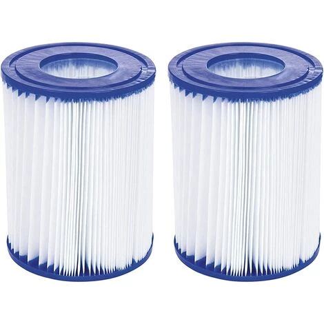 MEZHENG Lot De 2 Cartouches De Filtre Pour Piscine Intex Type A 1 MEZHENG Lot De 2 Cartouches De Filtre Pour Piscine Intex Type A