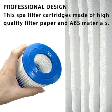 AOUGO Cartouche De Filtre De Bain à Remous Type VI De Remplacement Pour Filtres De Spa - 90352E 58323E 58323 Filtre De Pompe De Piscine (lot De 6) 3 AOUGO Cartouche De Filtre De Bain à Remous Type VI De Remplacement Pour Filtres De Spa - 90352E 58323E 58323 Filtre De Pompe De Piscine (lot De 6) – Image 3