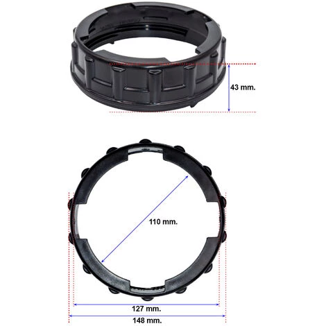 Collier De Couvercle Pompe Iris Espa 3 Collier De Couvercle Pompe Iris Espa – Image 3