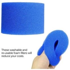 Éponge Filtrante Type S1 Filtres De Piscine En Mousse, Cartouche Filtrante RéUtilisable Pour Intex Type S1, Mousse Pour Piscine, Aquarium, Spa(4 Pièces) 56Vingt 9 Éponge Filtrante Type S1 Filtres De Piscine En Mousse, Cartouche Filtrante RéUtilisable Pour Intex Type S1, Mousse Pour Piscine, Aquarium, Spa(4 Pièces) 56Vingt -Pompe et filtre de piscine Soldes 64937979 5