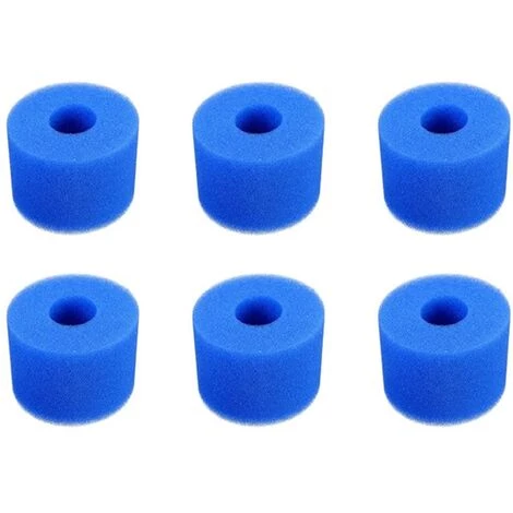 6 Pièces Éponge Filtrante Type S1, Cartouche De Filtre En Mousse, Mousse Pour Filtre Piscine, Réutilisables Et Lavables, Filtre En Mousse Pour Spa, Piscine, Jacuzzi 56Vingt 1 6 Pièces Éponge Filtrante Type S1, Cartouche De Filtre En Mousse, Mousse Pour Filtre Piscine, Réutilisables Et Lavables, Filtre En Mousse Pour Spa, Piscine, Jacuzzi 56Vingt